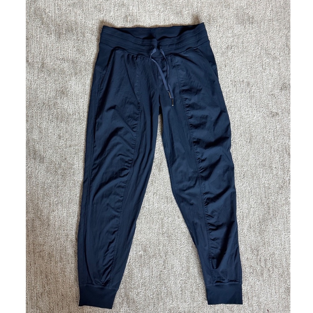 Lululemon Dance Studio Mid-Rise Jogger Navy Blue Size 8 LW5ENMS